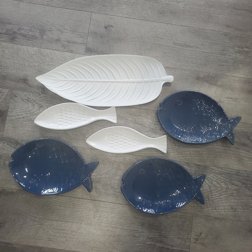 Beach Fish Plate Platters